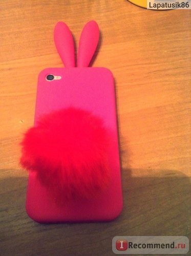 Чехол для мобильного телефона Aliexpress Cute Bunny Rabito TPU Skin Case Cover For iPhone 4 S 4G 4S Lovely Rabbit with a Tail фото