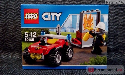 Lego City 60105 - Fire ATV\Пожарный Квадроцикл фото