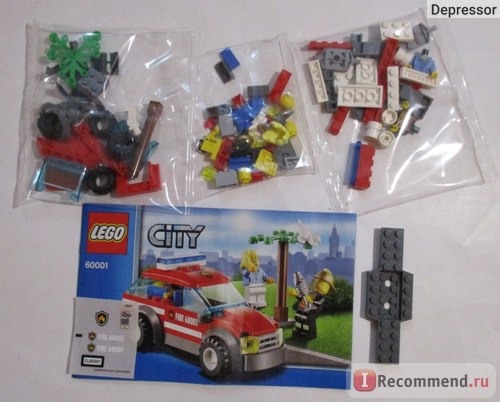 Lego CITY: Fire Chief Car | 60001 фото