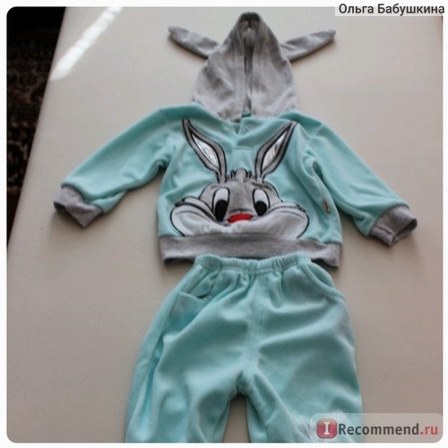 Комплект AliExpress Spring baby set cartoon rabbit velvet set twinset long sleeve set hoodie and pant children clothing pink free shipping фото