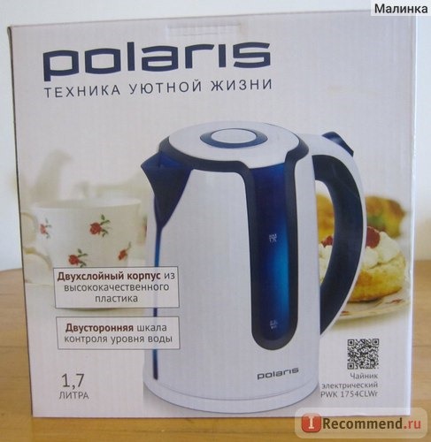 Электрический чайник Polaris PWK 1754CLWR фото