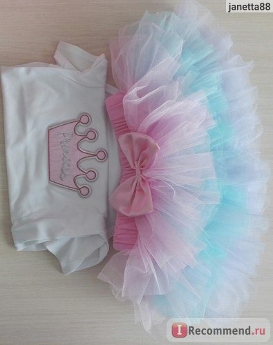 Комплект AliExpress Tutu Baby Birthday Set Summer Short Sleeve Roupas Infantis Bebe 1st Birthday Outfit+Tutu Pettiskirt Dress Party Clothing Sets фото