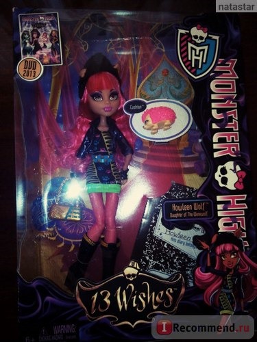 Mattel Monster High 13 Wishes Howleen Wolf Doll фото