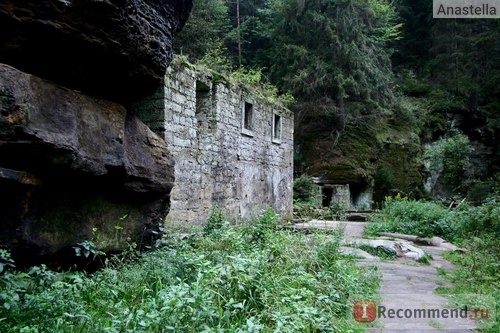 Национальный парк Чешская Швейцария. 