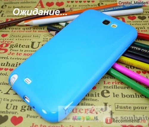 Aliexpress Pudding Jelly housing case for samsung galaxy note2 back cover replacement фото