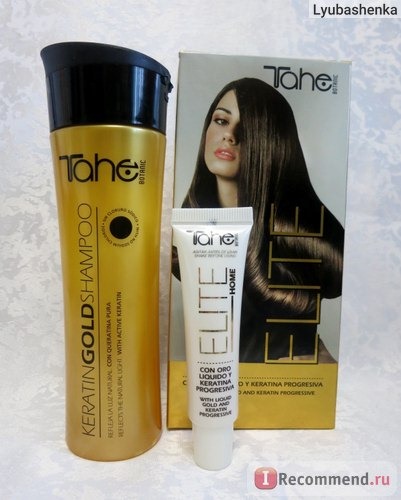 Шампунь Tahe Keratin Gold Shampoo фото