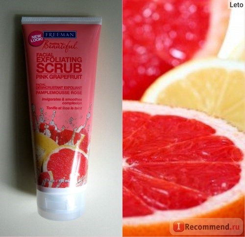 Скраб для лица Freeman Facial Exfoliating Scrub Pink Grapefruit фото