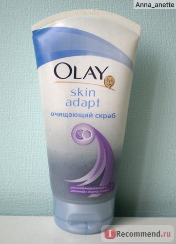 Очищающий скраб для комбинированной и склонной к жирности кожи Olay Skin Adapt фото