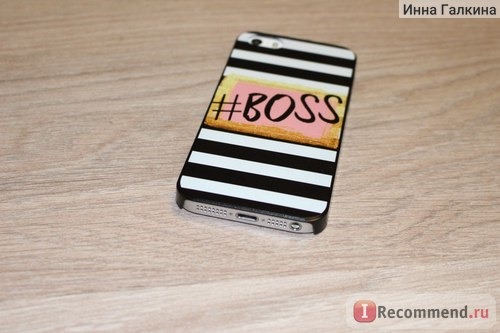 Чехол для мобильного телефона Aliexpress Love Boss Black and White Stripe Phone Hard Plastic Case Cover For iphone 4 4s 5s 5s se 5c 6 6s plus 7 7plus фото