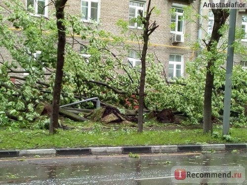 Фото днём, после урагана