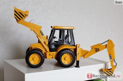 Bruder Спецтехника Bruder Экскаватор погрузчик колёсный JCB 4CX 02-428 фото