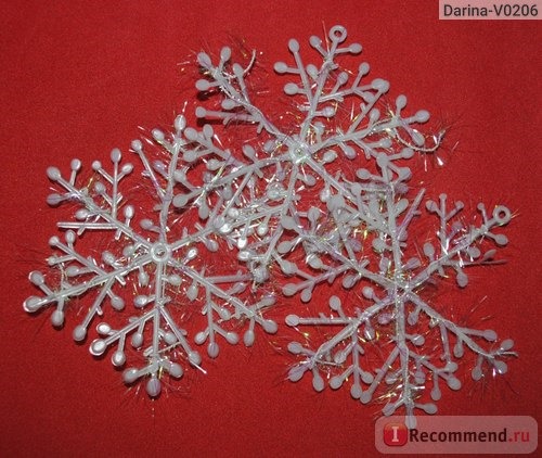 Декоративное украшение снежинки Aliexpress 2014 New NE Eco Friendly 15pcs White Snowflake Ornaments Christmas Tree Decorations Home Festival Decor EN фото