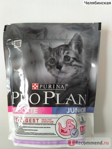 Корм для кошек Purina PRO PLAN Junior Delicate / сухой корм для котят с индейкой и рисом фото