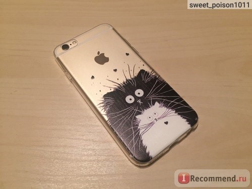 Чехол накладка на телефон Aliexpress Phone Case for Apple, iPhone 4 4S 5 5S 5C 6 6 S 6 plus 6 plus S soft TPU silicon thin transparent cute cat owl animals Cover фото