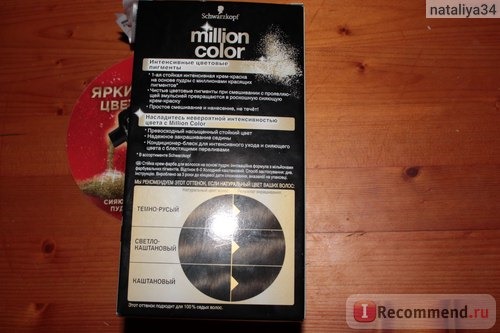 Краска для волос Schwarzkopf Million COLOR фото