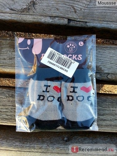 Одежда для собак Miniinthebox My Dear Dog Anti-Skid Socks for Dogs (S-L, Assorted Colors) фото