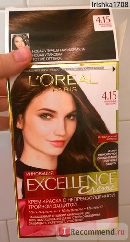 Краска для волос L'OREAL EXCELLENCE Creme Стойкая фото