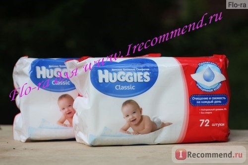  Влажные салфетки Huggies Classic фото