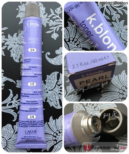 Краска для волос Lakme K.blonde toner (оттеночная, безаммиачная) фото