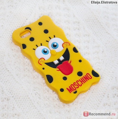 Чехол для телефона Aliexpress Hot 3D Cute SpongeBob Kids Cartoon Rubber Soft Silicone Phone Cases Cover For iPhone 4 4G 4S 5 5G 5S 6 6G 6S 6Plus 5.5 Inch фото