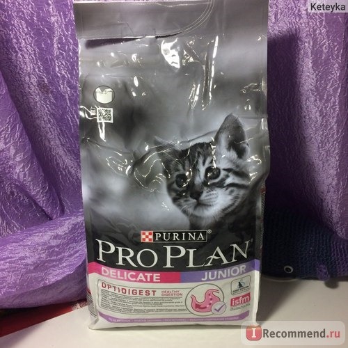 Корм для кошек Purina PRO PLAN Junior Delicate / сухой корм для котят с индейкой и рисом фото