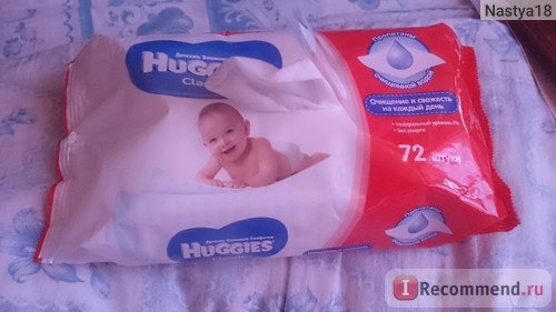  Влажные салфетки Huggies Classic фото