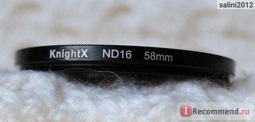 Фильтр на объектив Aliexpress 58mm 52 67 77 37 mm ND16 ND FILTER FOR Canon EOS 1100D 700D 650D 600D 18-55mm Lens X фото