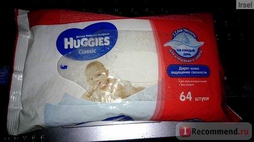  Влажные салфетки Huggies Classic фото