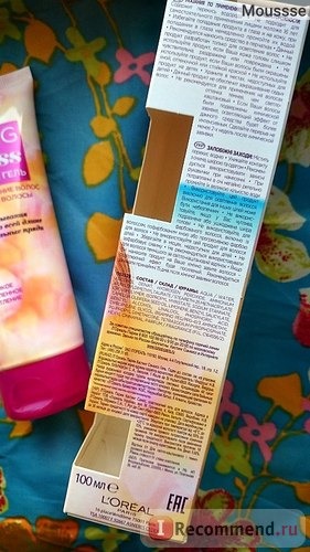 Гель-краска для волос L'Oreal Casting SunKiss (осветляющий гель без аммиака) фото