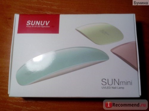 LED лампа для полимеризации гель-лака Aliexpress SUNUV Sunmini Nail Dryer 6W Nail Lamp 365+405nm White Light LED UV Lamp Support USB Charger Cure UV LED Nail Gel Machine фото