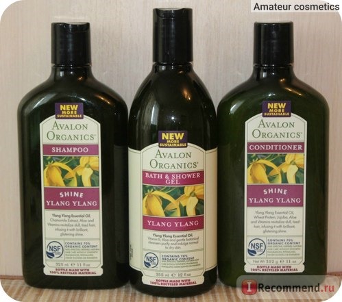 Гель для душа Avalon Organics Bath & Shower Gel, Ylang Ylang фото