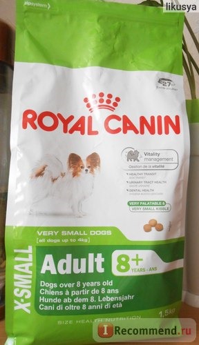 Корм для собак Royal Canin X-SMALL Adult 8+ фото