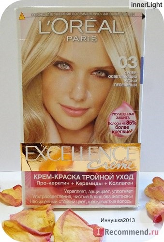 Краска для волос L'OREAL EXCELLENCE Creme Стойкая фото