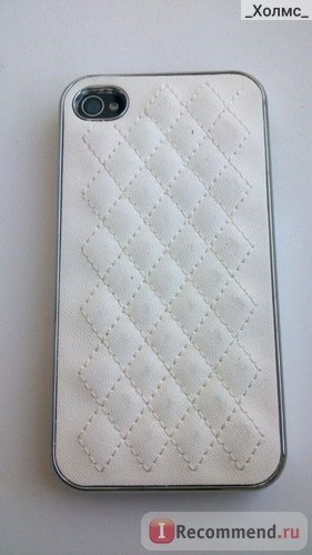 Чехол для мобильного телефона Aliexpress Luxury PU Leather Case for Apple iPhone 4 4S / 5 5S Soft Grid Pattern Back Skin Cover фото