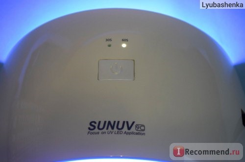 LED лампа для полимеризации гель-лака Aliexpress 2016 New SUNUV SUN9S SUN9C Nail Dryer Machine 24W White Light Profession LED UV Lamp For Nail Polish Gel Nail Art Tools VS Abody фото