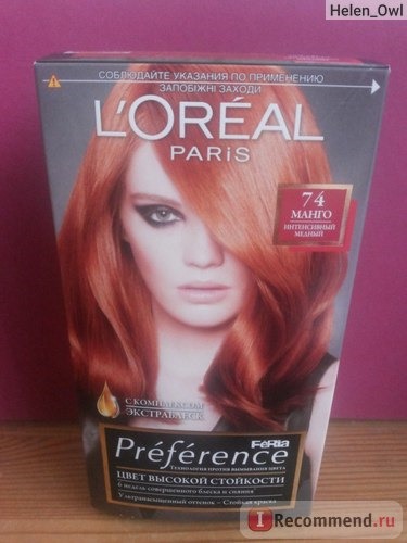 Краска для волос L'OREAL Preference Feria фото