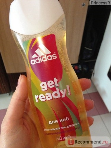 Гель для душа Adidas Питательный Get Ready! фото