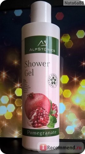 Гель для душа AlpStories Shower Gel Pomegranate / Гранат фото