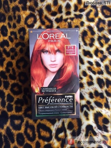 Краска для волос L'OREAL Preference Feria фото