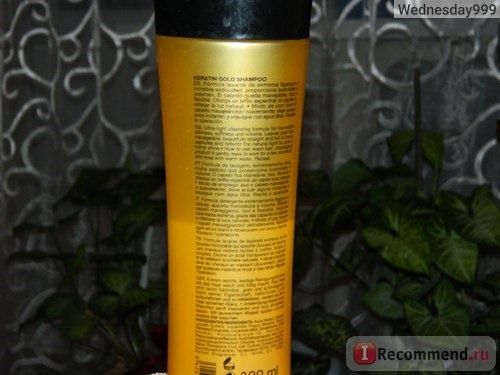 Шампунь Tahe Keratin Gold Shampoo фото