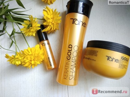 Шампунь Tahe Keratin Gold Shampoo фото