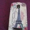 Чехол для мобильного телефона Aliexpress Luxury Flower Paris Eiffel Tower Design Leather Flip Pouch Bag Cover Case For HTC Desire 500 New Hotsale Free Shipping фото