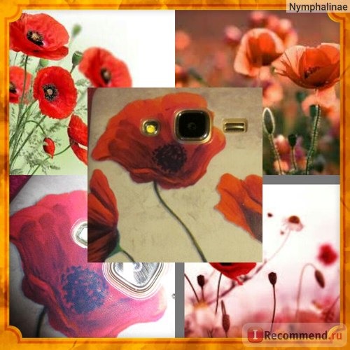 Защитный чехол-накладка на заднюю часть смартфона Aliexpress 3258RW Vibrant Poppies I Hard Transparent Painted Cover for A3 A5 A7 A8 E5 E7 J5 J7 Grand Prime Grand 2 Case фото