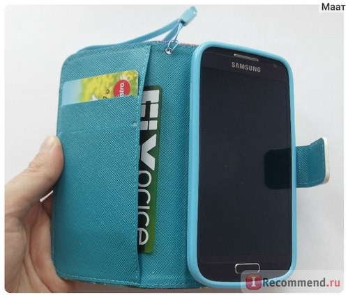 Чехол для телефона Aliexpress Magnetic Stand Wallet Pouch Flip PU Leather Phone Bags For Samsung Galaxy S4 MINI i9190 Soft TPU Back Cover For galaxy s4mni фото