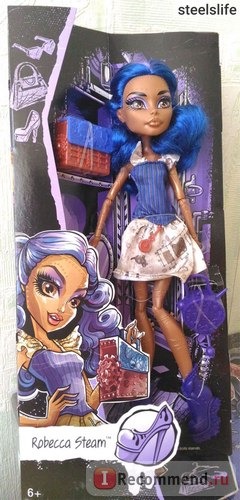 MONSTER HIGH Кукла Робекка Стим: Я люблю аксессуары (Gore-geous Accessories Robecca Steam) фото