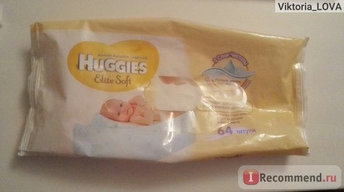 Влажные салфетки Huggies Elite Soft фото