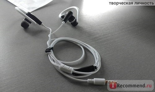 Наушники Aliexpress Wholesale 3.5mm sport Earphones Headphone Headset with mic For iPhone Samsung Xiaomi MP3, High quality Bass for running фото