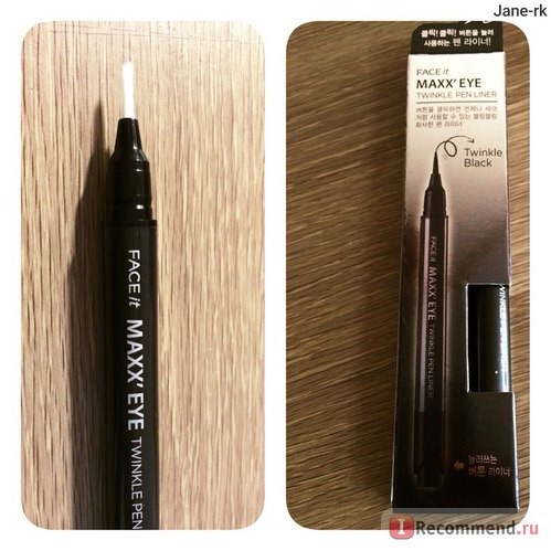 Подводка для глаз The Face Shop Face it MAXX' EYE twinkle pen liner фото