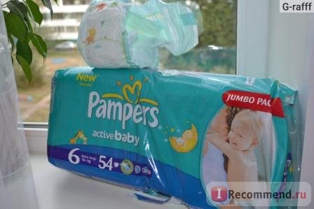 Подгузники Pampers active baby-dry (актив бэби) фото