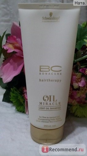 Шампунь Schwarzkopf Professional BC Oil Miracle Light Shampoo фото